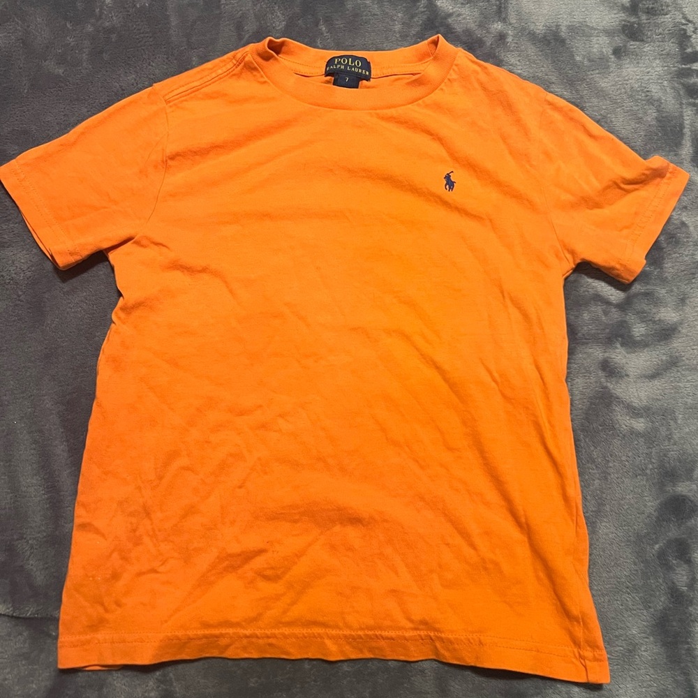 Polo by Ralph Lauren Orange Short Sleeve Tee